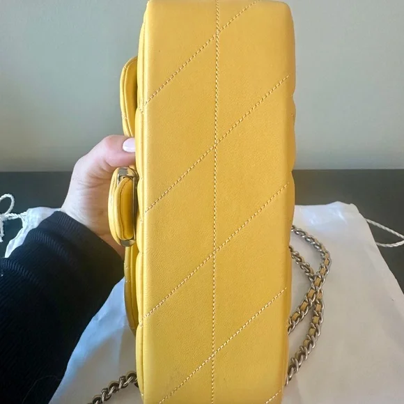 Coach Quilted Tabby 20 in Canary - Picture 4 of 6